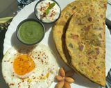 ছোলার ডাল স্টাফিং মেথি পরোটা(cholar dal stuffing methi porota recipe in Bengali) রেসিপি ধাপ - 4 ছবি