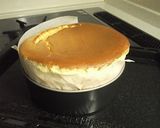 A picture of step 14 of Yogurt & Rice Flour Soft Soufflé Cheesecake.