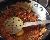 A picture of step 3 of Chettinad Scrambled Egg masala.