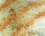 A picture of step 3 of Pulao bryani.