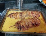 Pas rețetă Mușchiuleț de porc cu cașcaval și bacon 2 fotografie