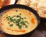 A picture of step 5 of Easy Authentic Rich Soy Milk Sesame Tantan Dipping Noodles.