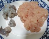 รูปขั้นตอนการทำที่ 1 ของ น้ำพริกอ่องไก่กุ้ง