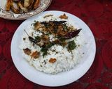 A picture of step 3 of Grandma's Curd Rice with Curd Chillies.