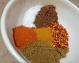 A picture of step 2 of Chanay aloo ki biryani.