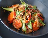 Warmer asiatischer Rindfleischsalat Rezeptschritt 5 Foto