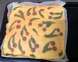 A picture of step 5 of Cherry Roll Cake🍒.