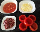Foto del paso 1 de la receta: Tomates de la mamá rellenos