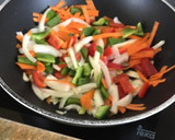 Foto del paso 2 de la receta: Espaguetis con pollo <agridulce >