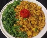 A picture of step 3 of Sorghum 's khichadi.