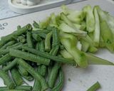 Foto langkah ke 1 dari resep Sayur Godhog Labu Siam Kacang Panjang.