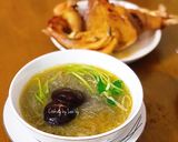 Hình bước làm 3 của món Miến gà nấm hương