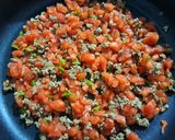 A picture of step 4 of Eggplant Mtabbak.