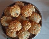A picture of step 5 of Sabudana vada.