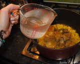 A picture of step 4 of Persian artichoke and celery stew.