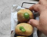 Foto langkah ke 10 dari resep Bomboloni Vla Creamy Matcha (Cuma Diaduk).