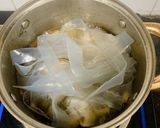 Hình bước làm 7 của món Miến dong Eatclean hầm xương nấm tuyết