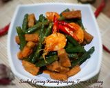 Foto langkah ke 6 dari resep Sambal Goreng Kacang Panjang, Tempe & Udang.