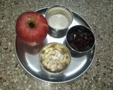 ஆப்பிள் கேஷ்யூ டேட்ஸ் கீர் (Apple dates kheer recipe in tamil) ரெசிபி ஸ்டேப் 1 புகைப்படம்