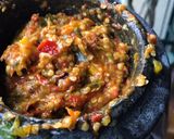 Gambar langkah 2 resipi Sambal Belacan Kuini Berapi.