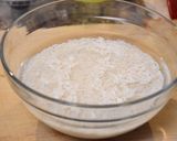 A picture of step 2 of Coconut milk rice.