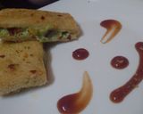 A picture of step 8 of Capsicum brown bread sandwich.