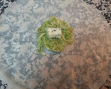 Foto del paso 2 de la receta: Sobres rellenos con tallarines de calabacín al roquefort 