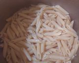 A picture of step 5 of Blazing Garlic Mango Habanero Penne Pasta.