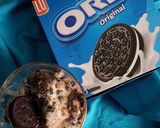A picture of step 4 of OREO Cadbury Ice-cream.