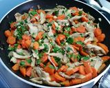 Foto del paso 10 de la receta Ensalada tibia de setas y zanahoria (Menú Vegano)