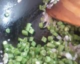A picture of step 2 of Vegetable fried rice.