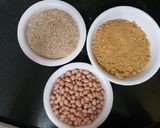 A picture of step 1 of Peanut Sesame Chikki.