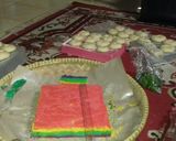 Foto langkah ke 6 dari resep Roll rainbow / rainbow gulung lembut enak mudah.