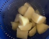 A picture of step 2 of Roast potatoes.