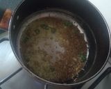 A picture of step 1 of Aalu palak.