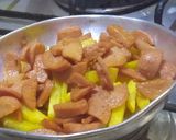عکس مرحله 5 از دستور سیب زمینی با سوسیس😋🍟