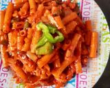 A picture of step 5 of Red Pasta.