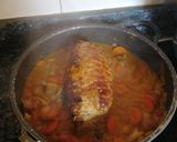 Foto del paso 8 de la receta Redondo de pavo relleno con salsa