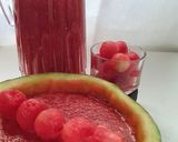 A picture of step 3 of Watermelon healthy juice.