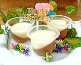 Foto langkah ke 4 dari resep Puding Hunkwe Vla Santan (HBD Cookpad).