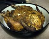 A picture of step 3 of Melissa's whole crockpot chicken.