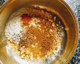 A picture of step 1 of Kakharu Phula Bhaja Pumpkin flower masala fry.