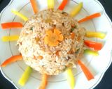 A picture of step 6 of Egg fried rice.