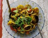 A picture of step 7 of Crunchy mix veg platter.