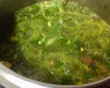 A picture of step 2 of Sweet corn and Spinach pulao.