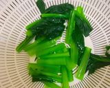 A picture of step 3 of Simple Komatsuna with Sesame Dressing (Great for Bento).
