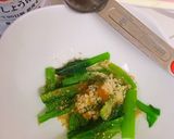A picture of step 4 of Simple Komatsuna with Sesame Dressing (Great for Bento).