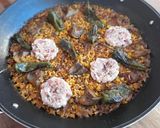 Foto del paso 12 de la receta Arroz seco de pies de cerdo, alcachofas y pimientos del padrón