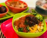 Whosaynas Veggie Spaghetti served with Meat balls and Red Sauce recipe step 5 photo