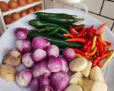 Foto langkah ke 2 dari resep Cumi Cabe Ijo.